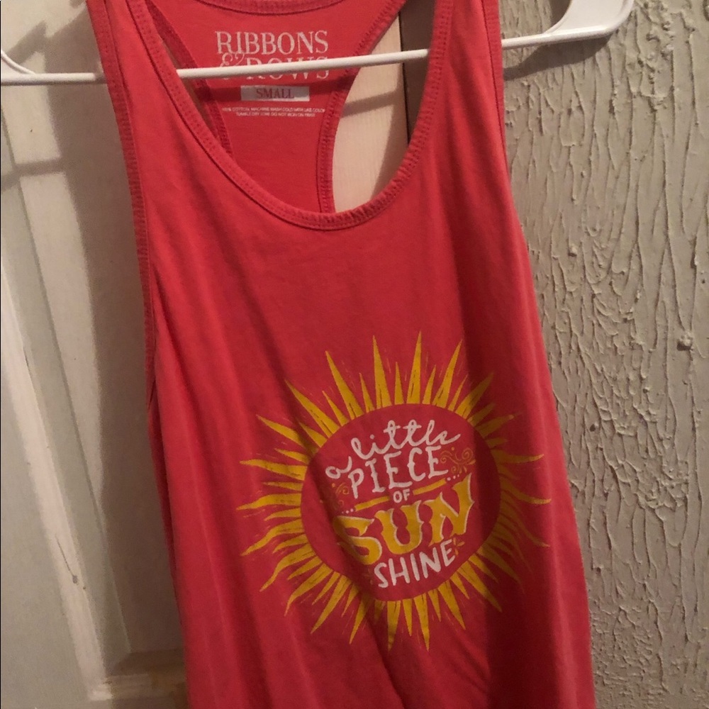 Ribbons and Rows tanktop